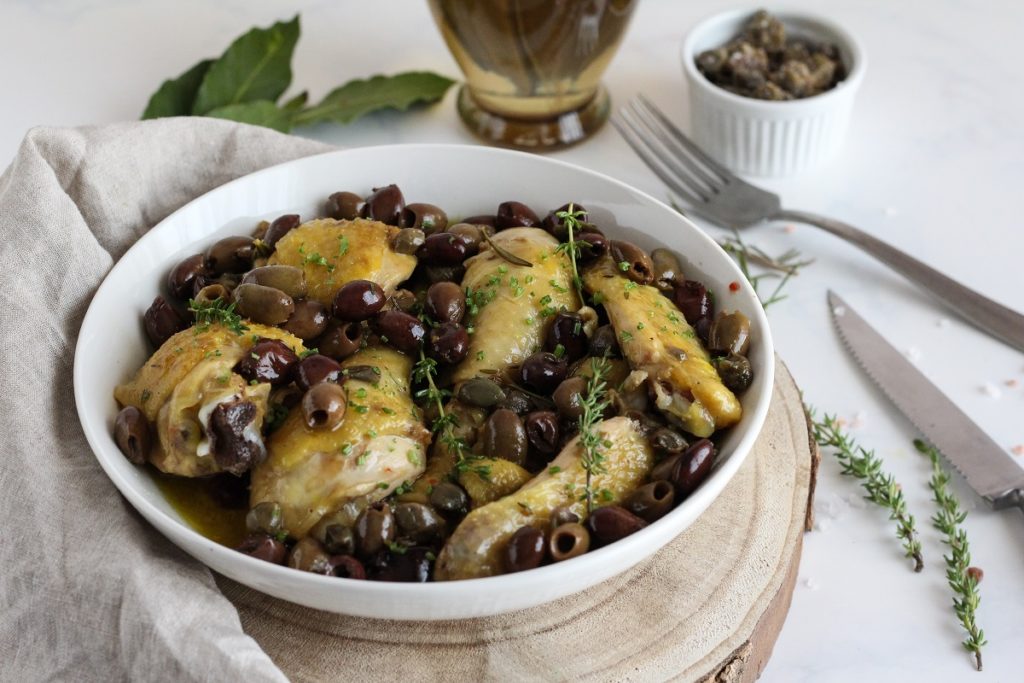 Gallo olive e capperi-ricetta