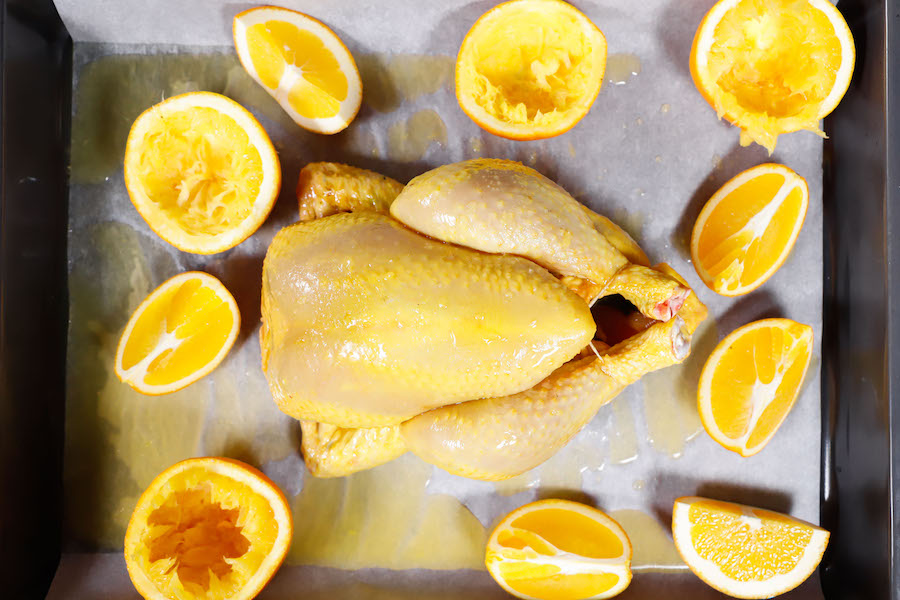 pollo all'arancia ricetta