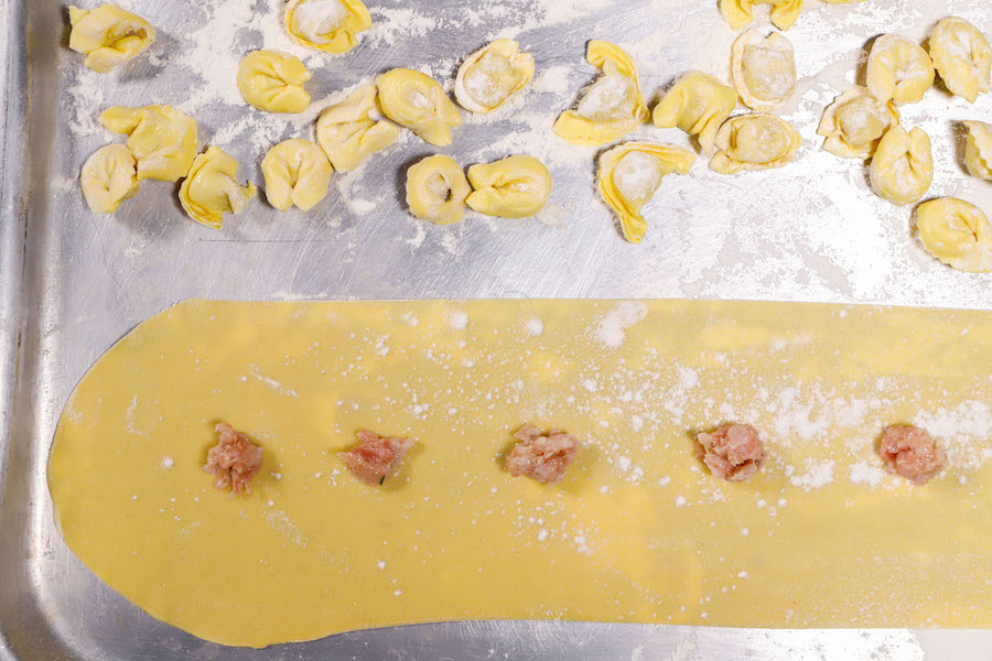 raviolini di cappone