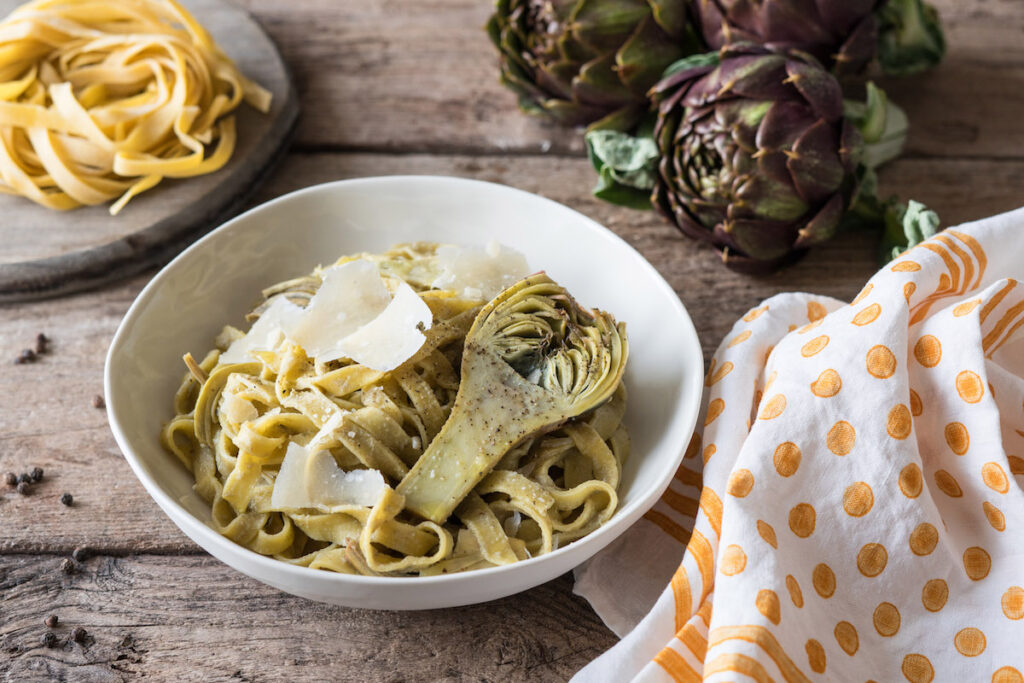 tagliatelle-con-carciofi-ricetta