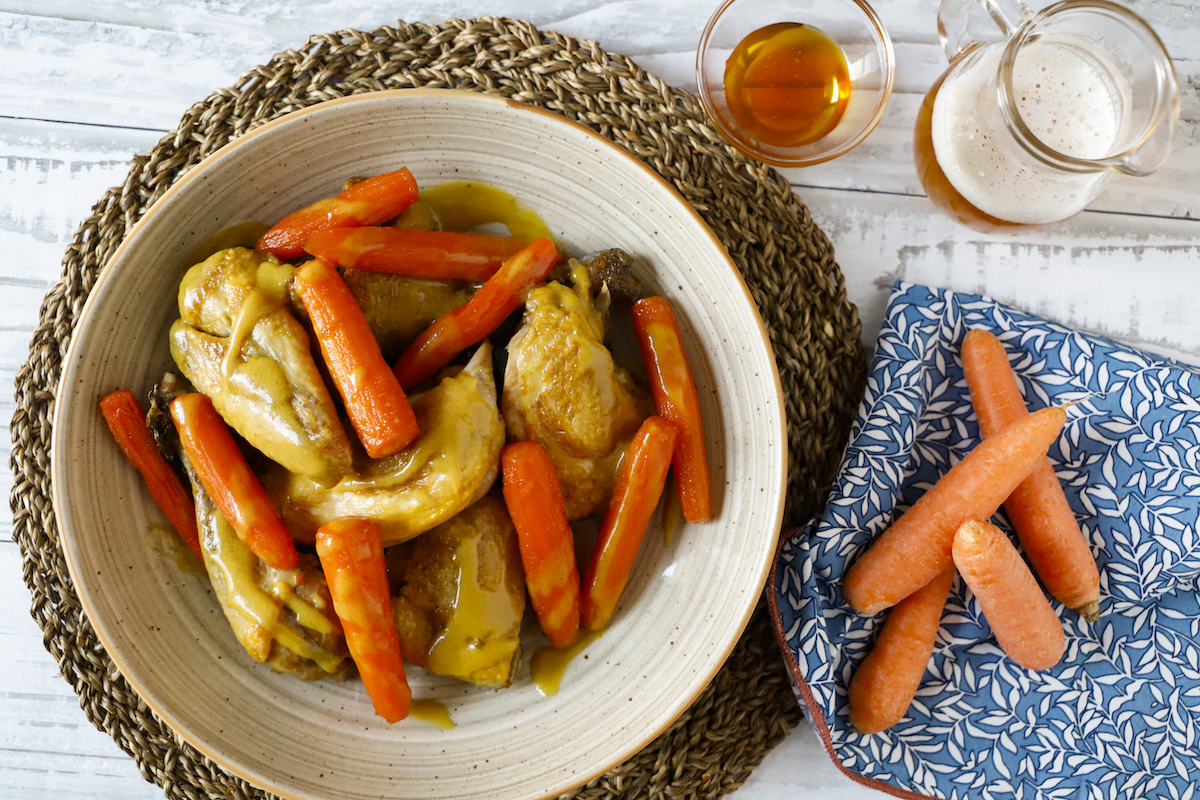 ricetta faraona alla birra